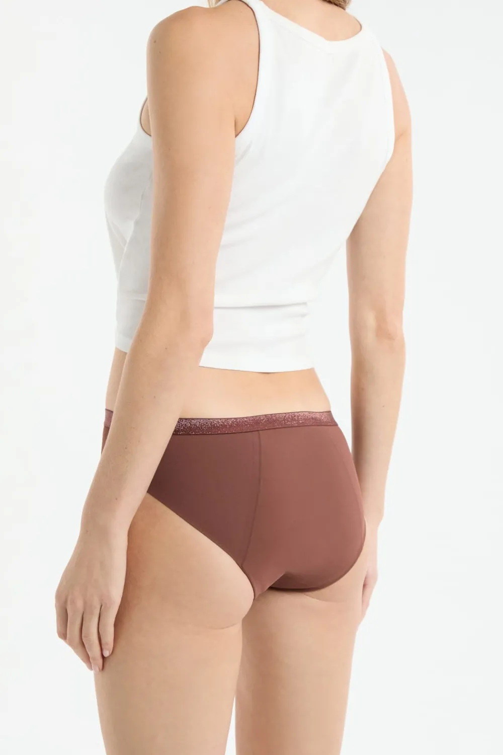 Discount ETAM Braga menstrual - Flujo abundante CHOCOLATE