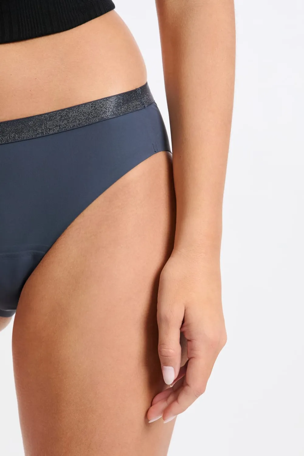 Outlet ETAM Braga menstrual - Flujo medio AZUL MARINO