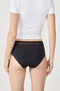 Discount ETAM Braga menstrual - Flujo medio NEGRO