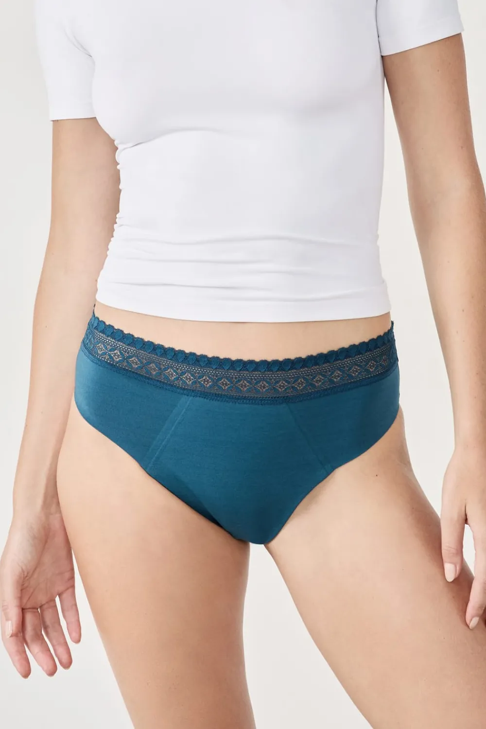 Sale ETAM Braga menstrual de algodón - Flujo abundante TINTA