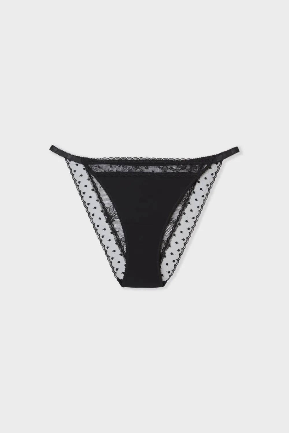 Clearance ETAM Bragas con bordados NEGRO