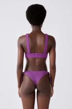 Online ETAM Braguita bikini brasileña con lazada MORADO