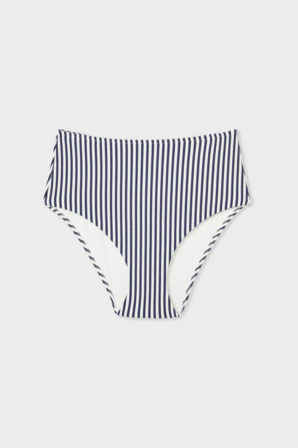 Online ETAM Braguita bikini de cintura alta a rayas MARINO