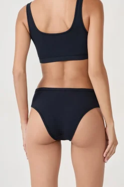 New ETAM Braguita brasileña de algodón orgánico elástico NEGRO