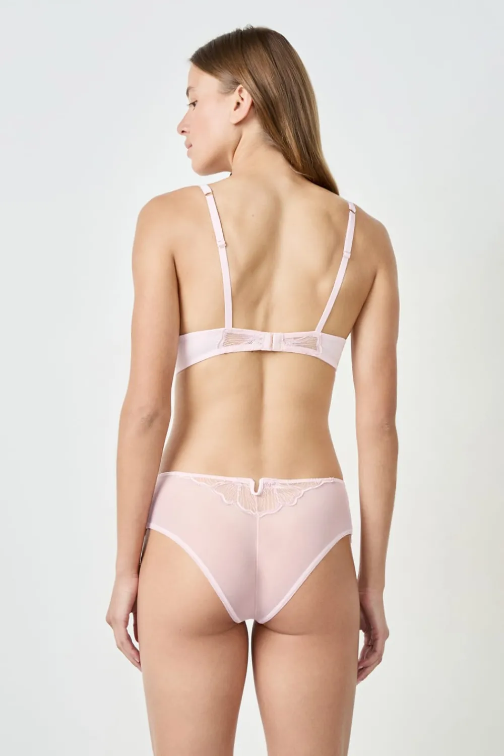 ETAM Braguita brasileña de encaje ROSA CLARO