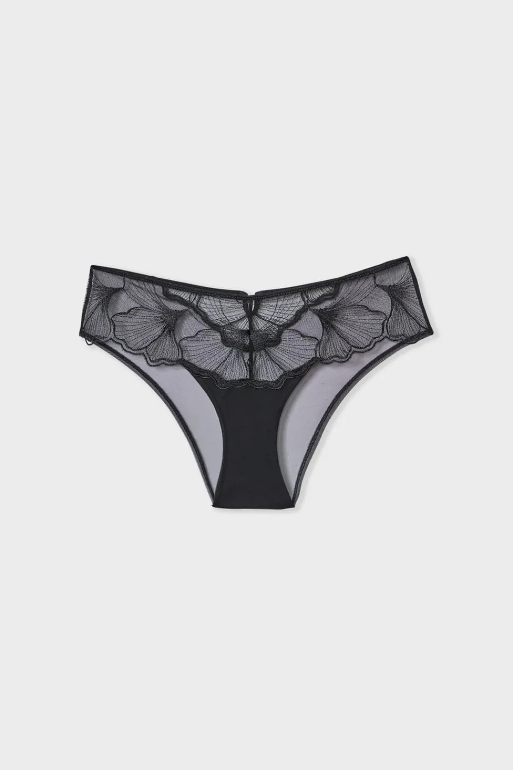 Hot ETAM Braguita brasileña de encaje NEGRO