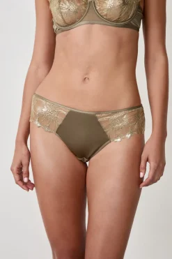 Sale ETAM Braguita brasileña de tul bordado COBRE