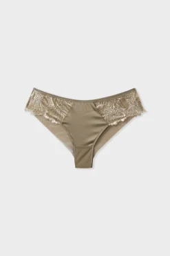 Sale ETAM Braguita brasileña de tul bordado COBRE