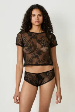 Discount ETAM Braguita culotte bordada NEGRO