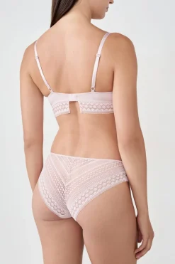 Online ETAM Braguita culotte con detalle de encaje ROSA EMPOLVADO