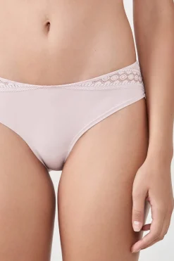 Online ETAM Braguita culotte con detalle de encaje ROSA EMPOLVADO