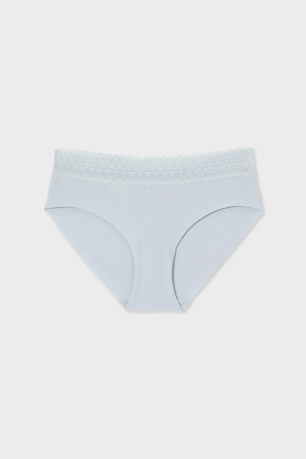 Outlet ETAM Braguita culotte de algodón sin costuras GRIS CLARO