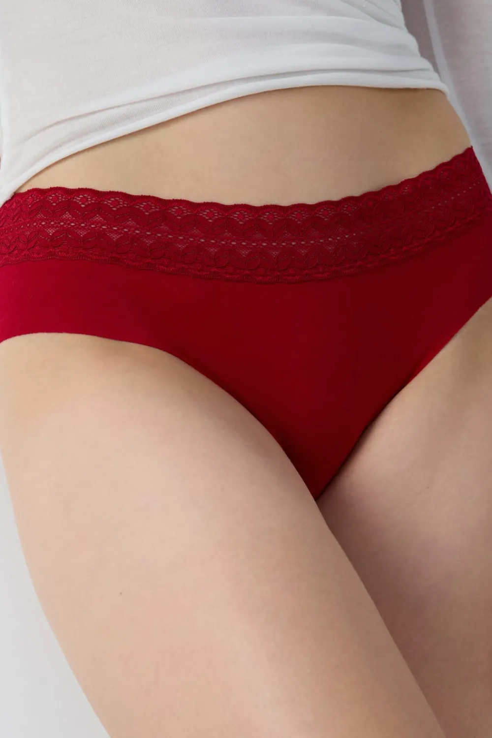 Discount ETAM Braguita culotte de algodón sin costuras CARDINAL