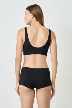New ETAM Braguita culotte de canalé NEGRO