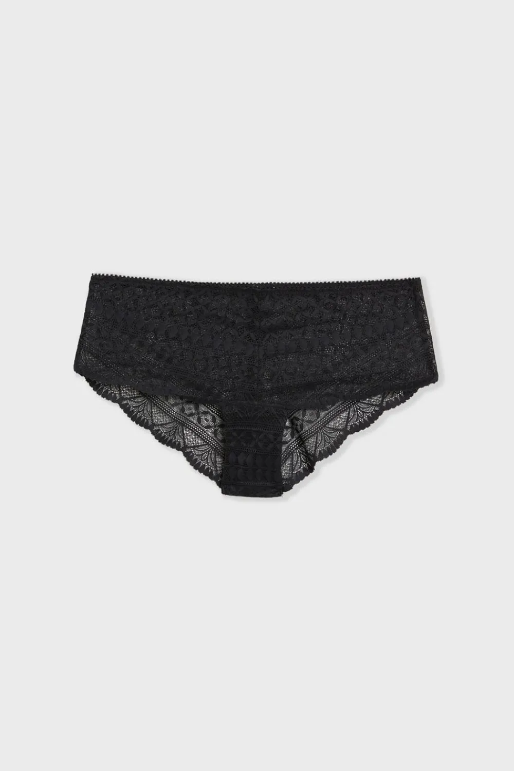 Hot ETAM Braguita culotte de encaje NEGRO
