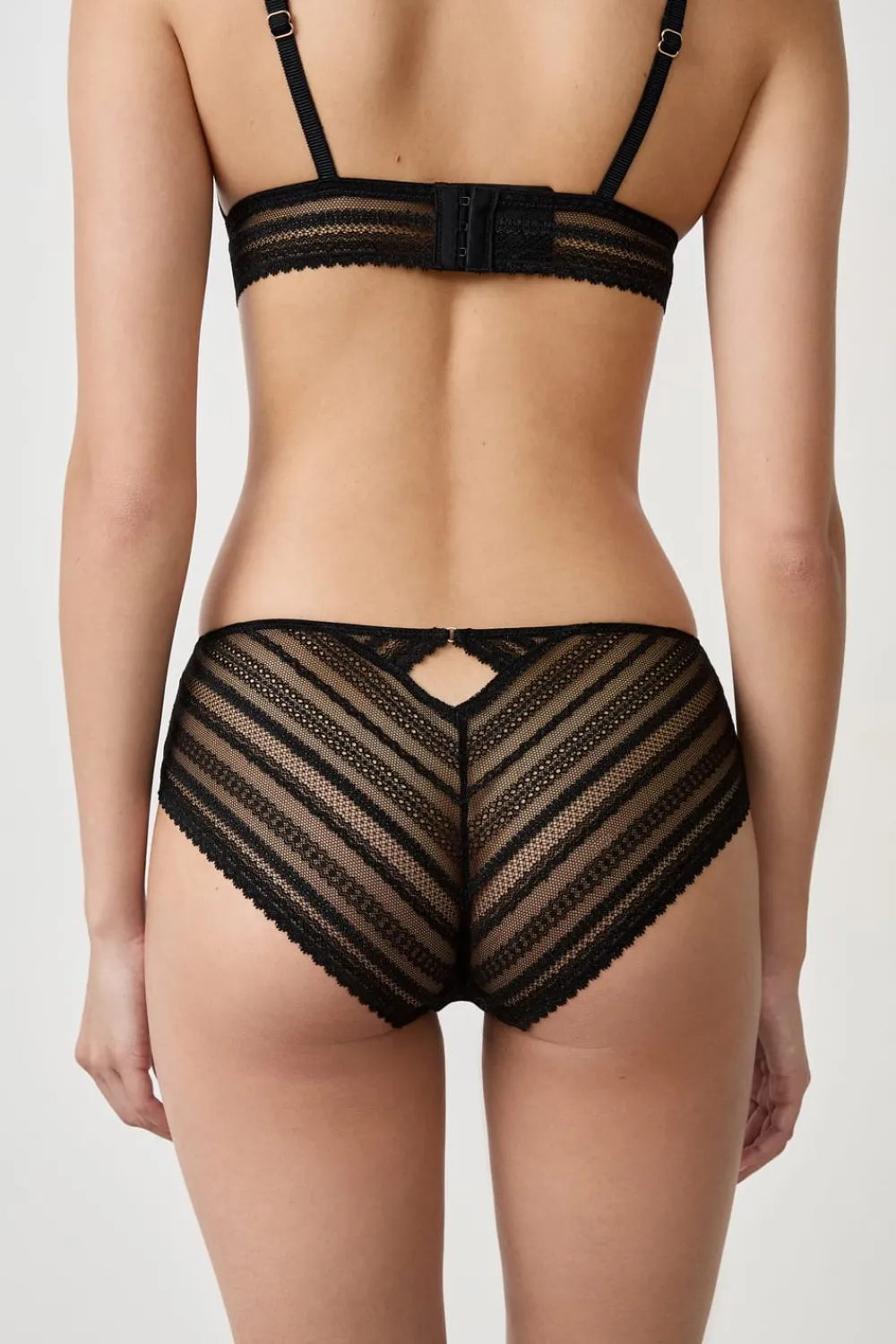 Online ETAM Braguita culotte de encaje NEGRO