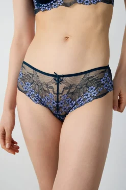 Hot ETAM Braguita culotte de encaje AZUL NOCHE