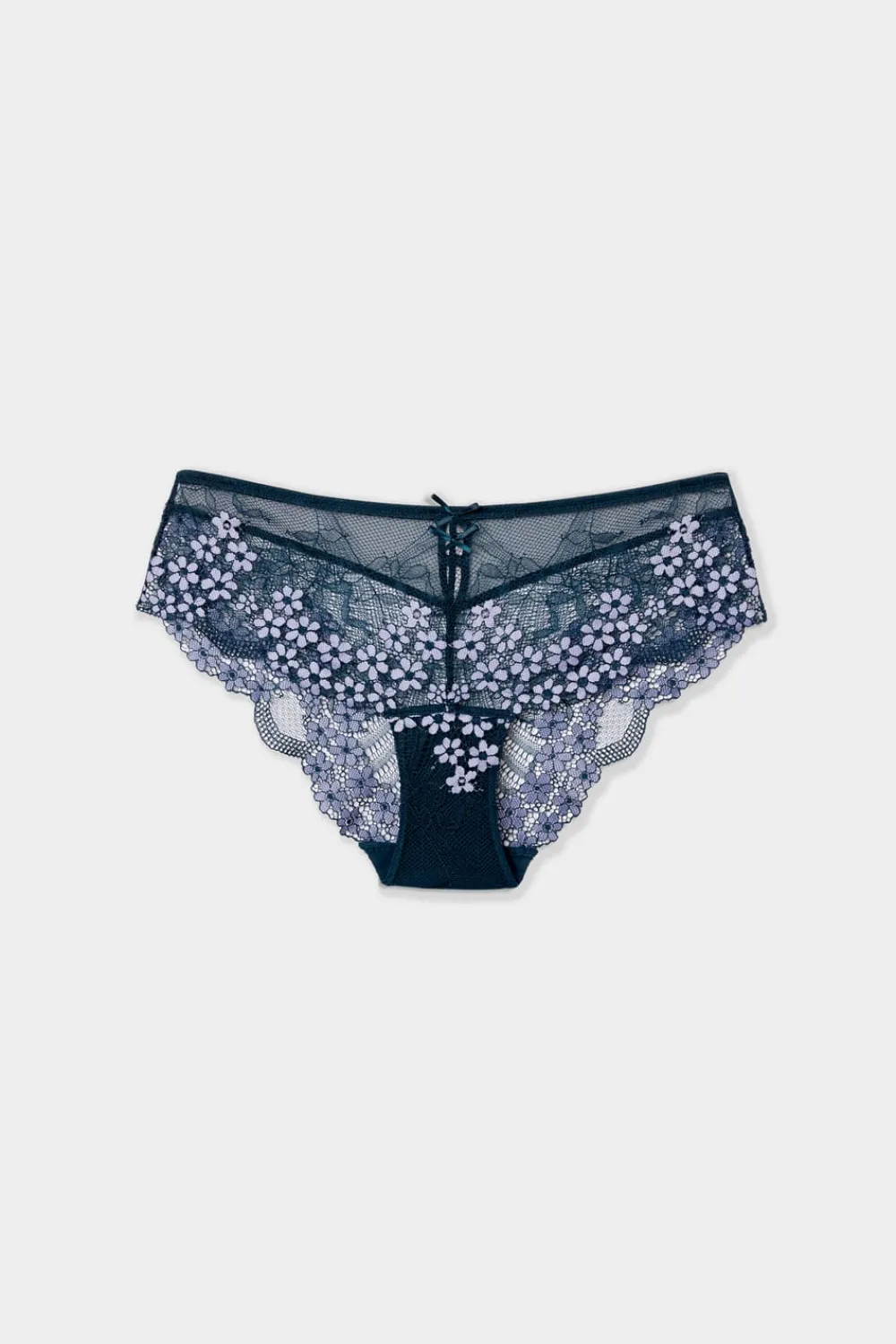 Hot ETAM Braguita culotte de encaje AZUL NOCHE