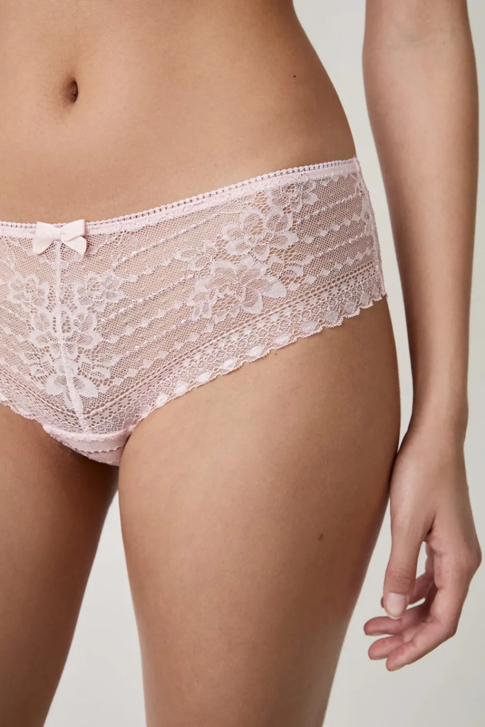 Discount ETAM Braguita culotte de encaje ROSA CLARO