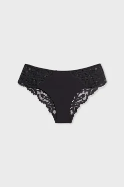 Clearance ETAM Braguita culotte de encaje NEGRO