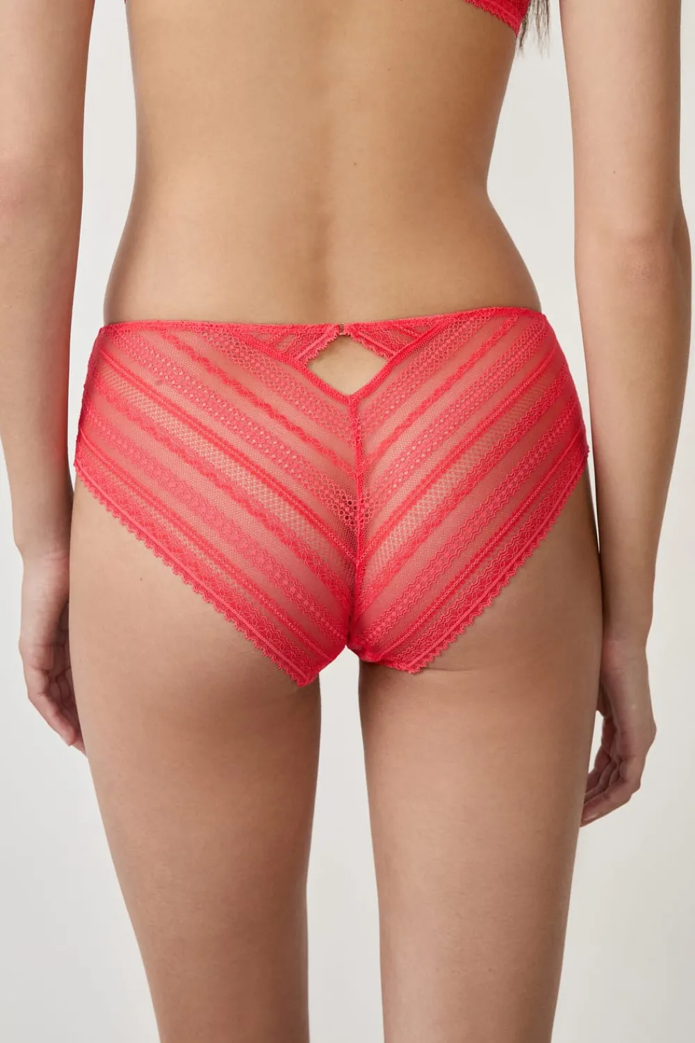 Clearance ETAM Braguita culotte de encaje ROSA