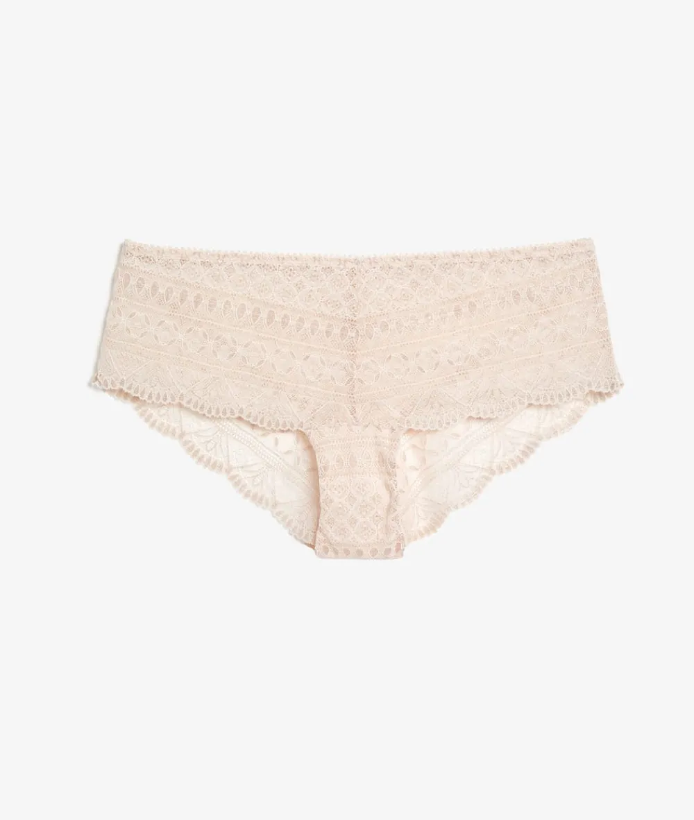 Clearance ETAM Braguita culotte de encaje ROSA PÁLIDO