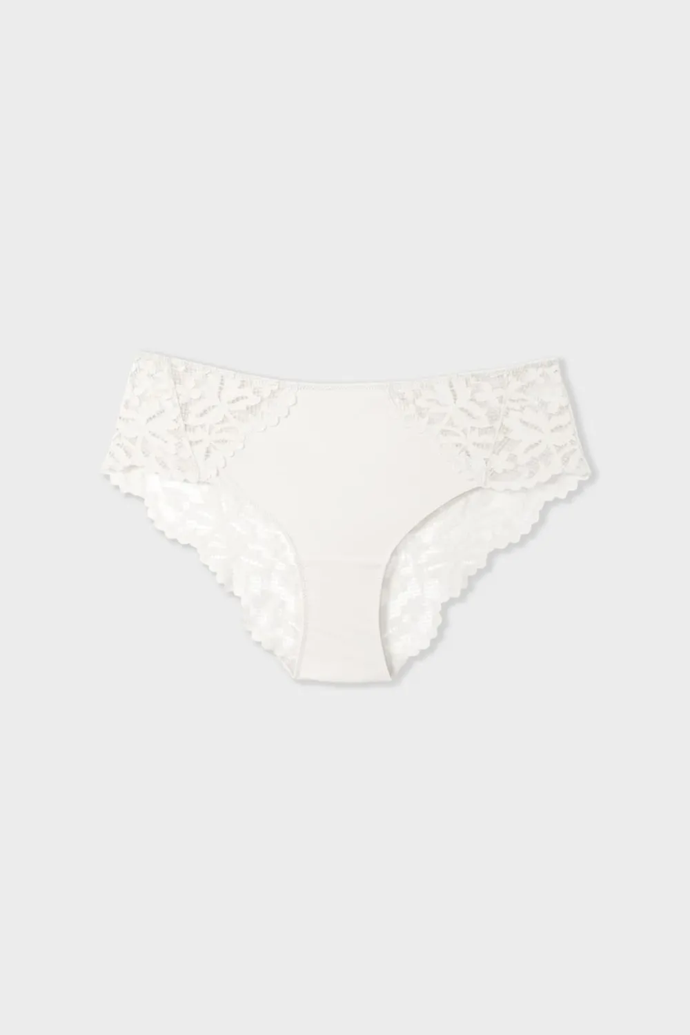 New ETAM Braguita culotte de encaje CRUDO