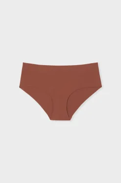 Clearance ETAM Braguita culotte de microfibra MARRÓN