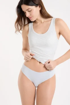 Discount ETAM Braguita de algodón sin costuras GRIS CLARO