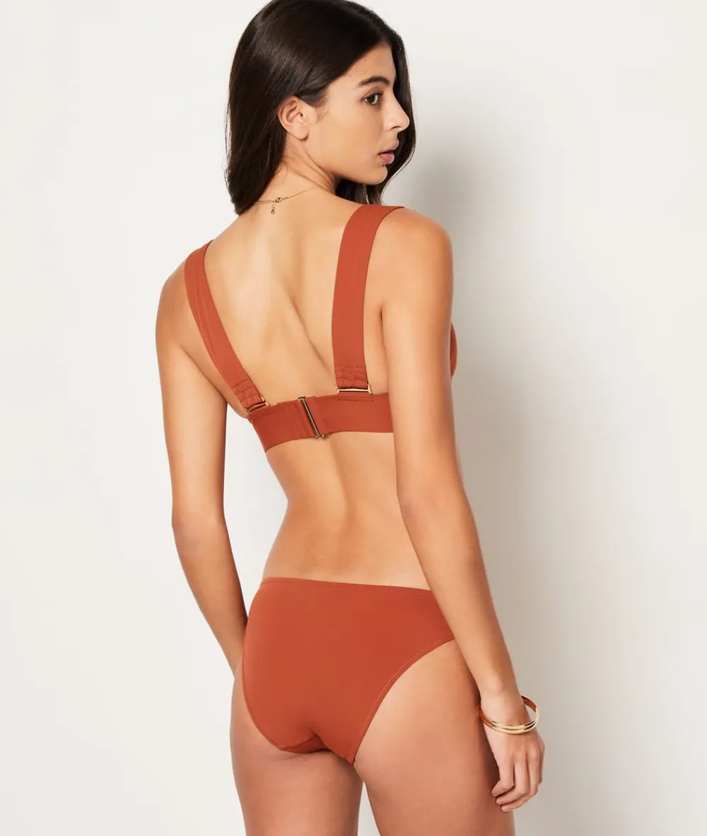 New ETAM Braguita de bikini MARRON