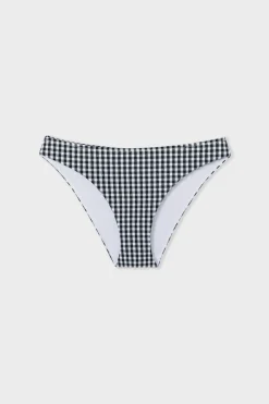 Discount ETAM Braguita de bikini a cuadros ESTAMPADO BLANCO