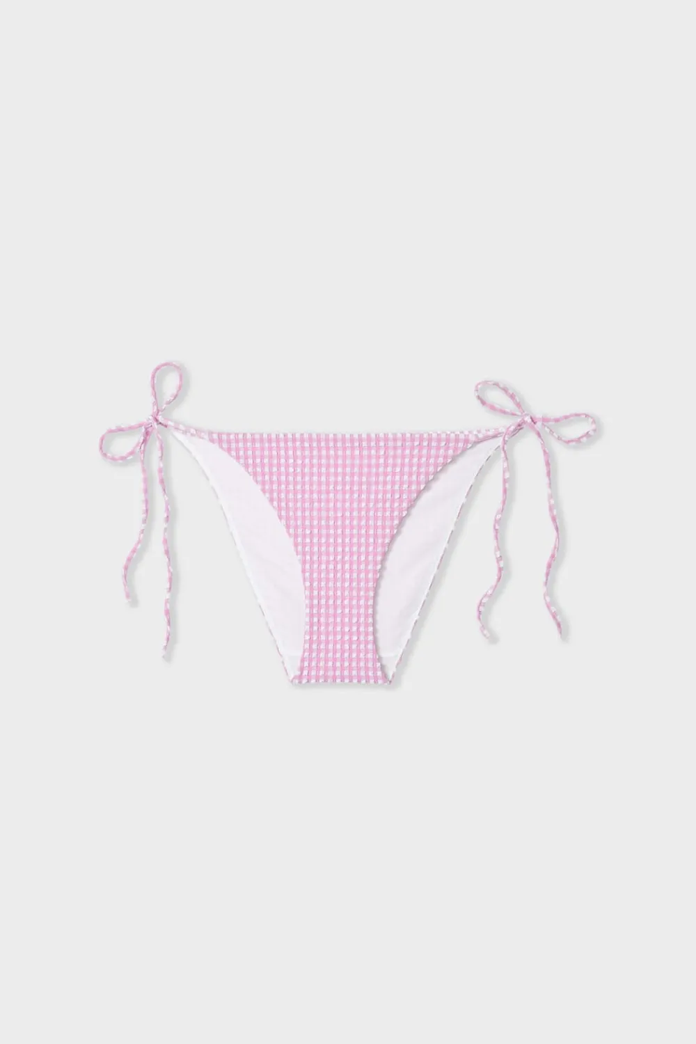 ETAM Braguita de bikini a cuadros ESTAMPADO