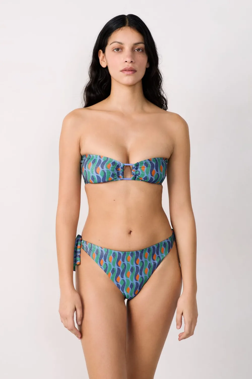 Outlet ETAM Braguita de bikini brasileña brillante ESTAMPADO
