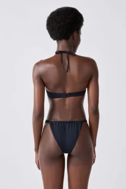 Online ETAM Braguita de bikini brasileña de pierna alta NEGRO