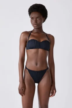 Online ETAM Braguita de bikini brasileña de pierna alta NEGRO