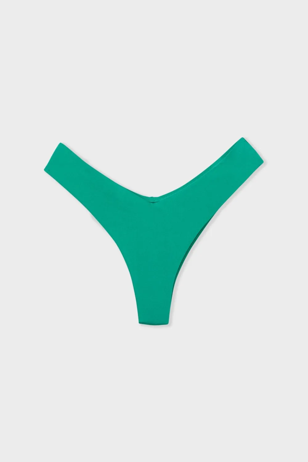 New ETAM Braguita de bikini brasileña de tiro alto VERDE