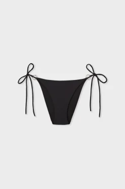 Clearance ETAM Braguita de bikini brasileña anudada NEGRO