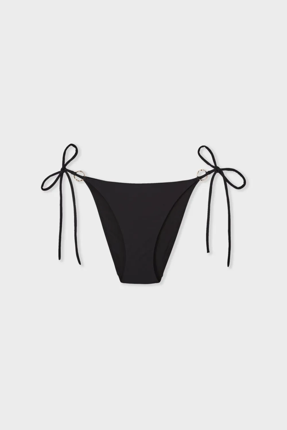 Clearance ETAM Braguita de bikini brasileña anudada NEGRO