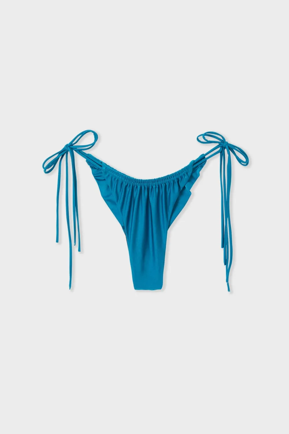 ETAM Braguita de bikini brasileña con lazada VERDE