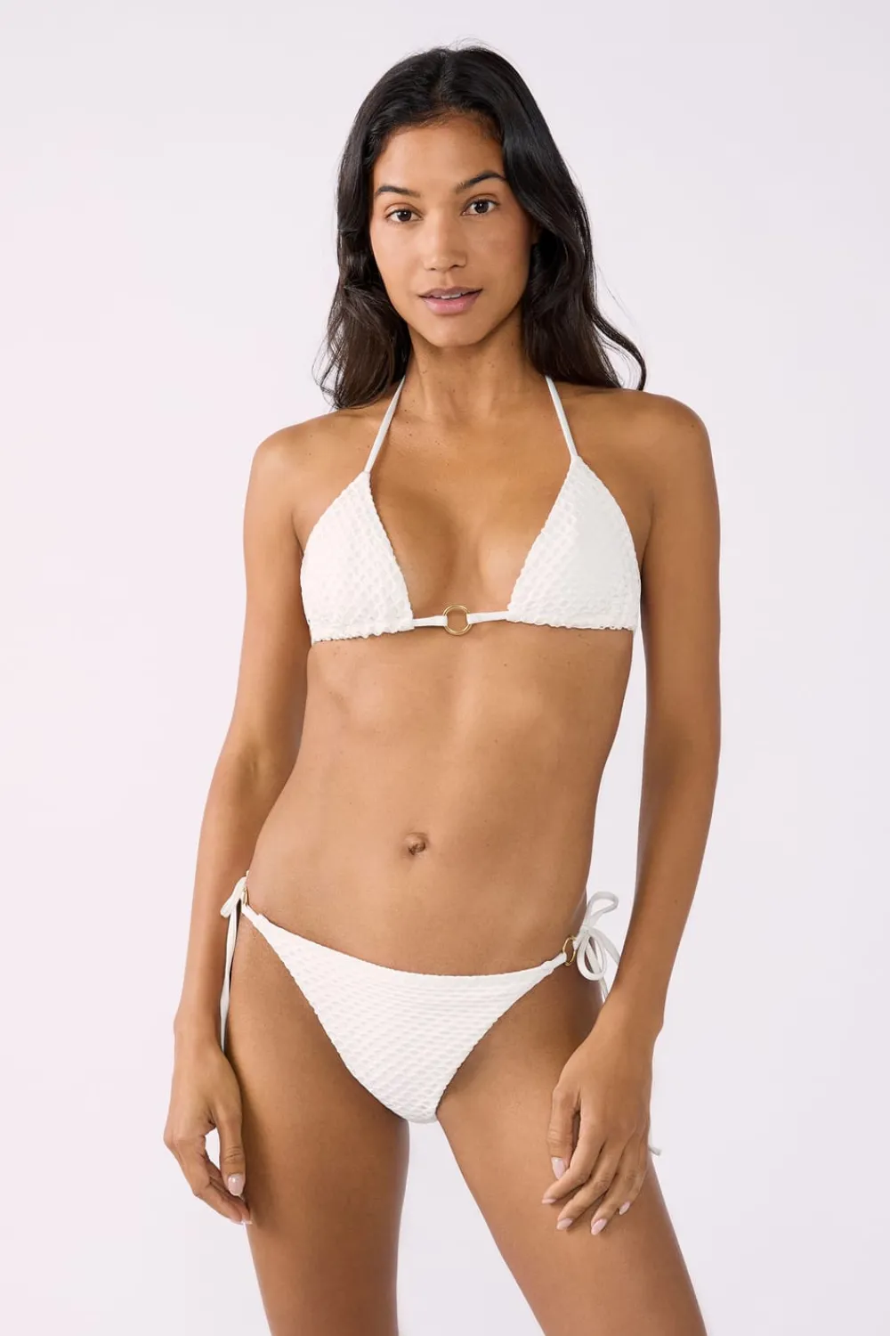 Discount ETAM Braguita de bikini con lazada BLANCO