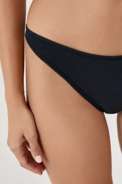 Discount ETAM Braguita de bikini de algodón NEGRO