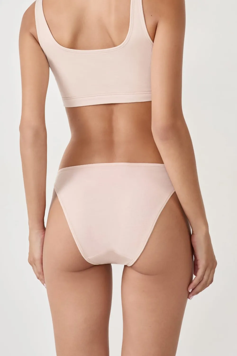 Hot ETAM Braguita de bikini de algodón NATURAL