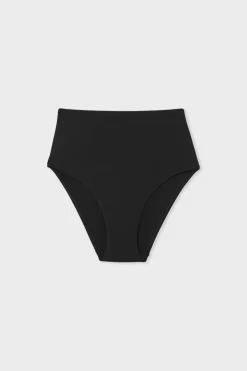 Hot ETAM Braguita de bikini de talle alto NEGRO