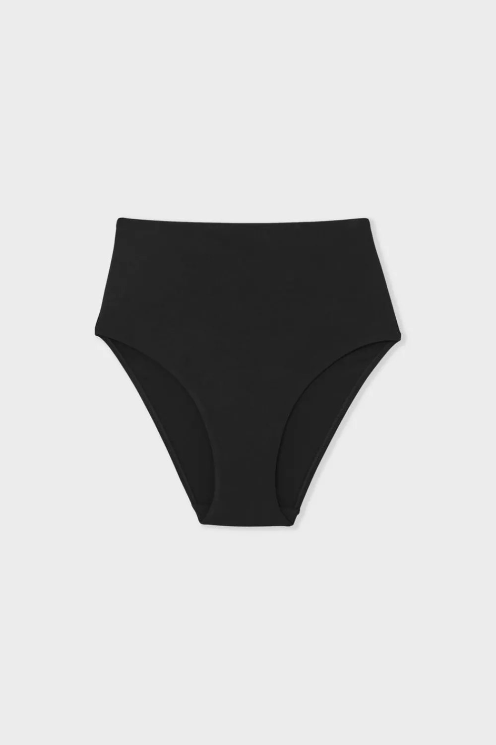 Hot ETAM Braguita de bikini de talle alto NEGRO