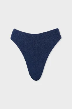 Clearance ETAM Braguita de bikini de tiro alto brillante AZUL NOCHE