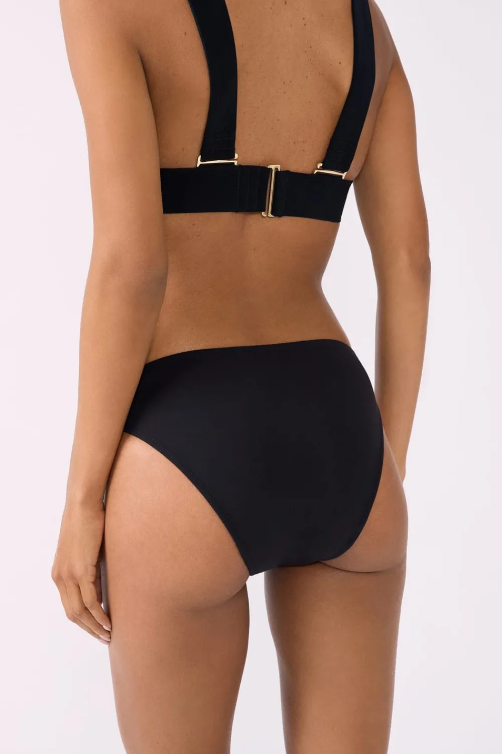 Hot ETAM Braguita de bikini menstrual NEGRO