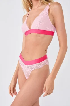 Clearance ETAM Braguita de encaje x Lemonade Dolls ROSE POUDRE
