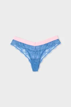 New ETAM Braguita de encaje x Lemonade Dolls BLEU