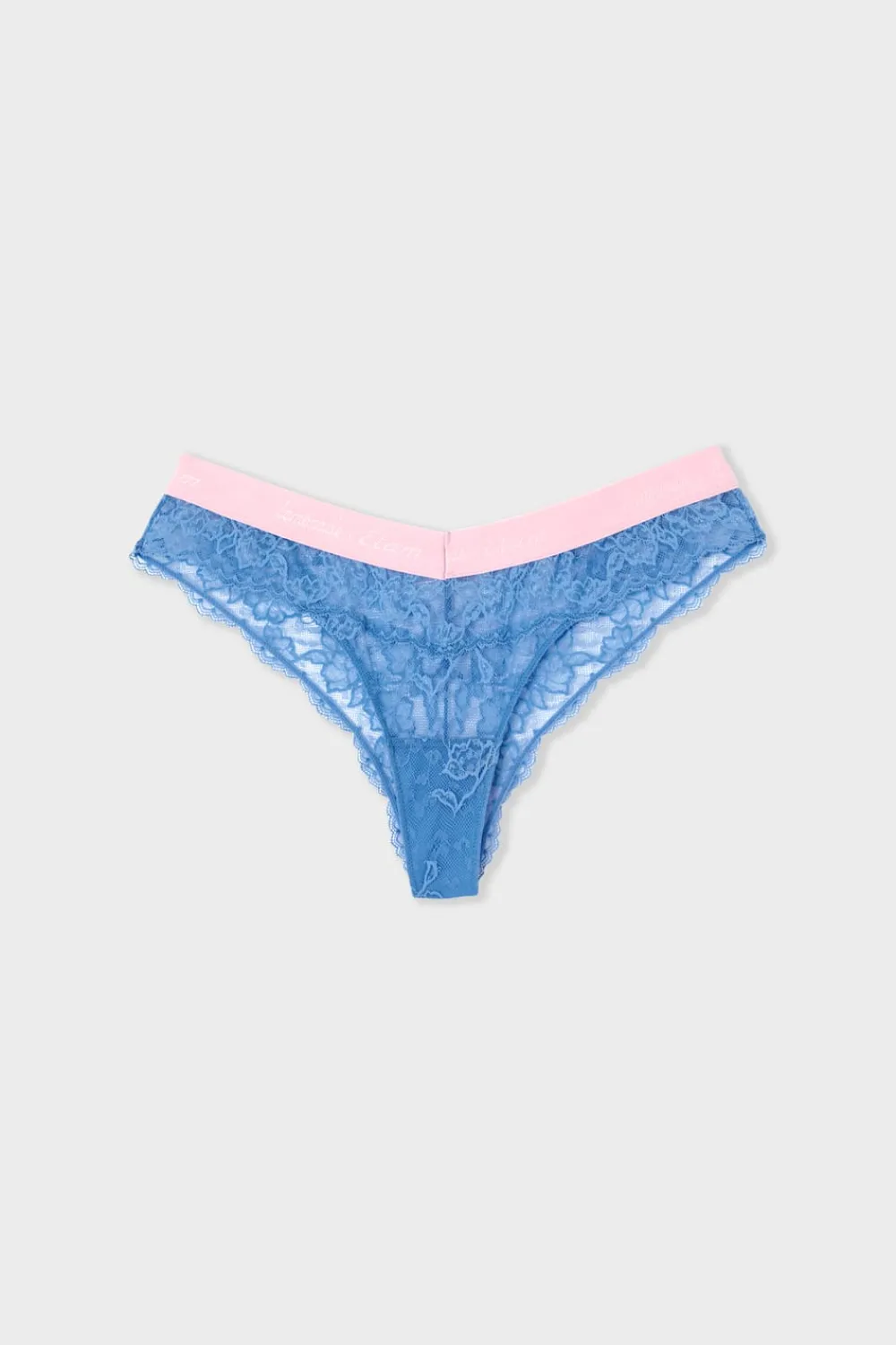 New ETAM Braguita de encaje x Lemonade Dolls BLEU