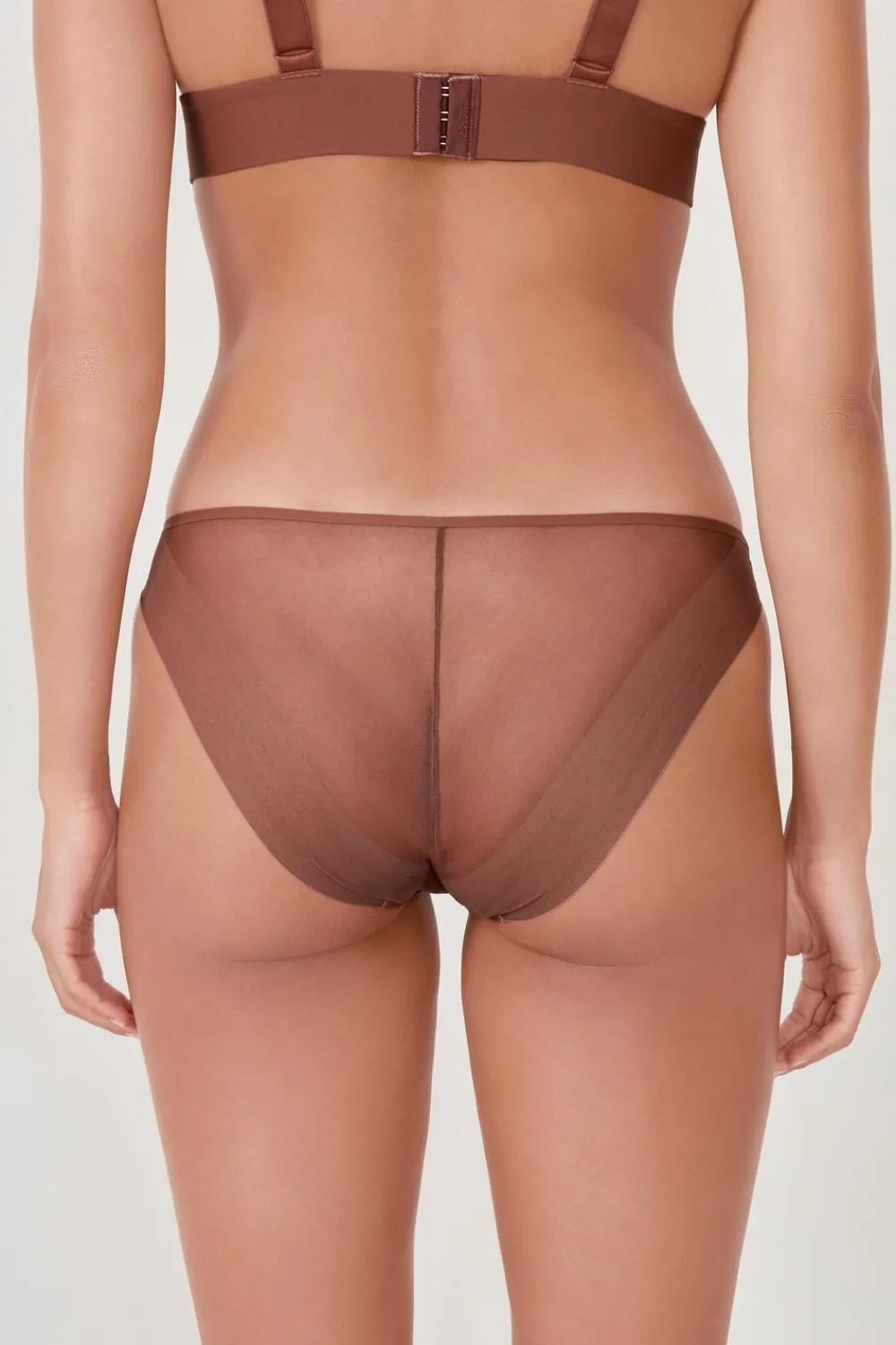Clearance ETAM Braguita de malla MARRÓN